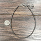 737963, 15" Handmade 4mm Polish Navajo Bead Necklace