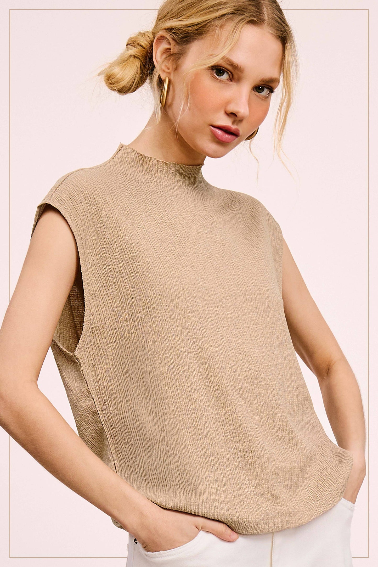 Crinkle Layer Top HCT7705