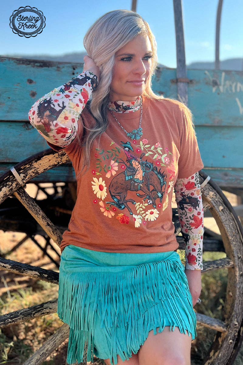 Shirts Women’s Somewhere South Bronc Tee