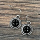 726524, 9mm Round Stone Earrings 736524