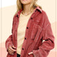 Outerwear Women’s Oversized Corduroy Button JKT1727