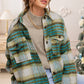 Outerwear Plaid Soft Brushed Button Down Jacket JKT1791