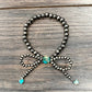 711639, Handmade Polish Navajo Bow Stretch Bracelet