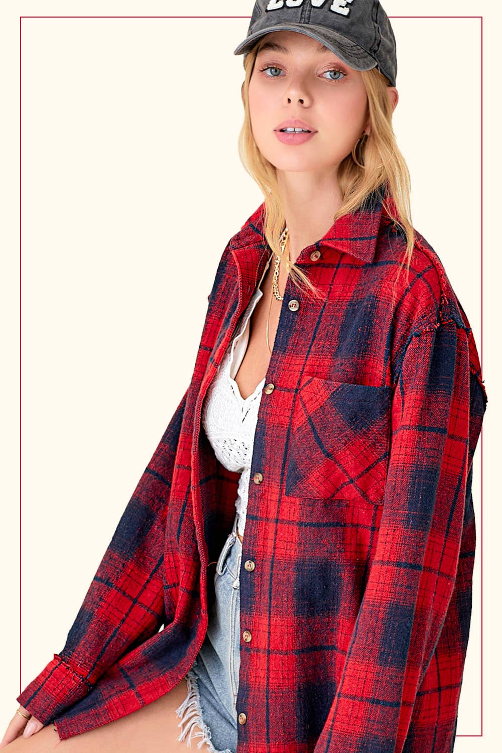 Outerwear Women’s Mineral Washed Button Down SRT1370