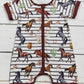 Baby Boy Horse Zip Romper