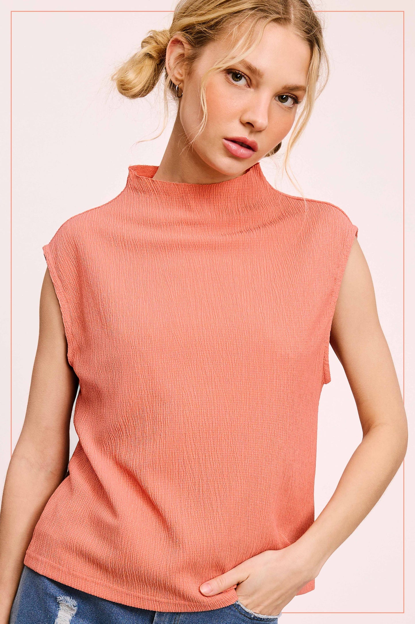 Crinkle Layer Top HCT7705