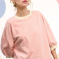 Shits Women’s Loose Fit Striped Short Sleeve Crew Neckline Top MCT7688