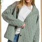 Outerwear Women’s Oversized Soft Quilted Button Down Jacket JKT1787