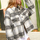 Outerwear Plaid Soft Brushed Button Down Jacket JKT1791