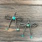 726160, Handmade 4mm Navajo Bow Earrings