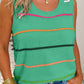 Shirts Women’s LDC Striped Round Neck Knitted Sweater Tank LD2771402