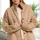 Outerwear Women’s Oversized Soft Quilted Button Down Jacket JKT1787
