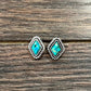 724796, 10mm Diamond Gemstone Stud Earrings