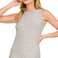 Ribbed Round Neck Tank Top 8491Y