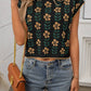 SW1325 Knit Top with Floral Detail