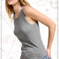 Shirts Women’s Basic Ribbed Knit Longline Tank Top JDT7724