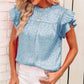 Shirts Women’s Polka Dot Ruffle Blouse RCWJ04176