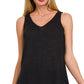 Shirts Women’s V Neck Sleeveless Cami Top HT-2358YV