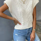Outerwear Cable Knit Turtleneck Vest TO1830, CWOSWSL0141