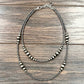 739541, Handmade 2-strand Navajo Bead Necklace