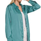 Satin Charmeuse Button Front Shirt Women’s 1170D4