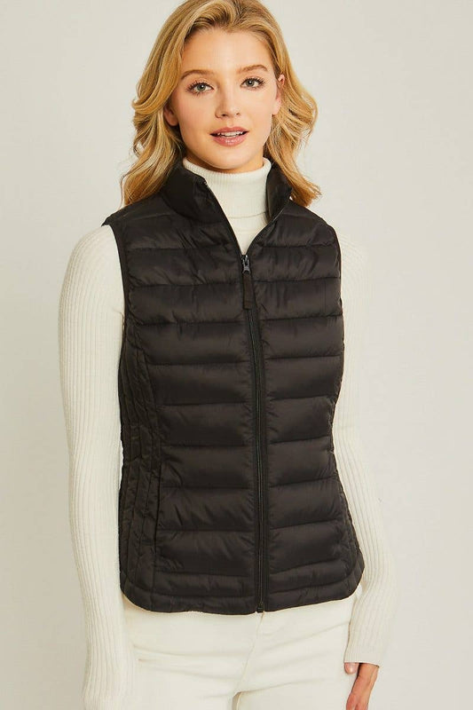 Outerwear Women;s Lightweight Down Packable Puffer Vest V5001