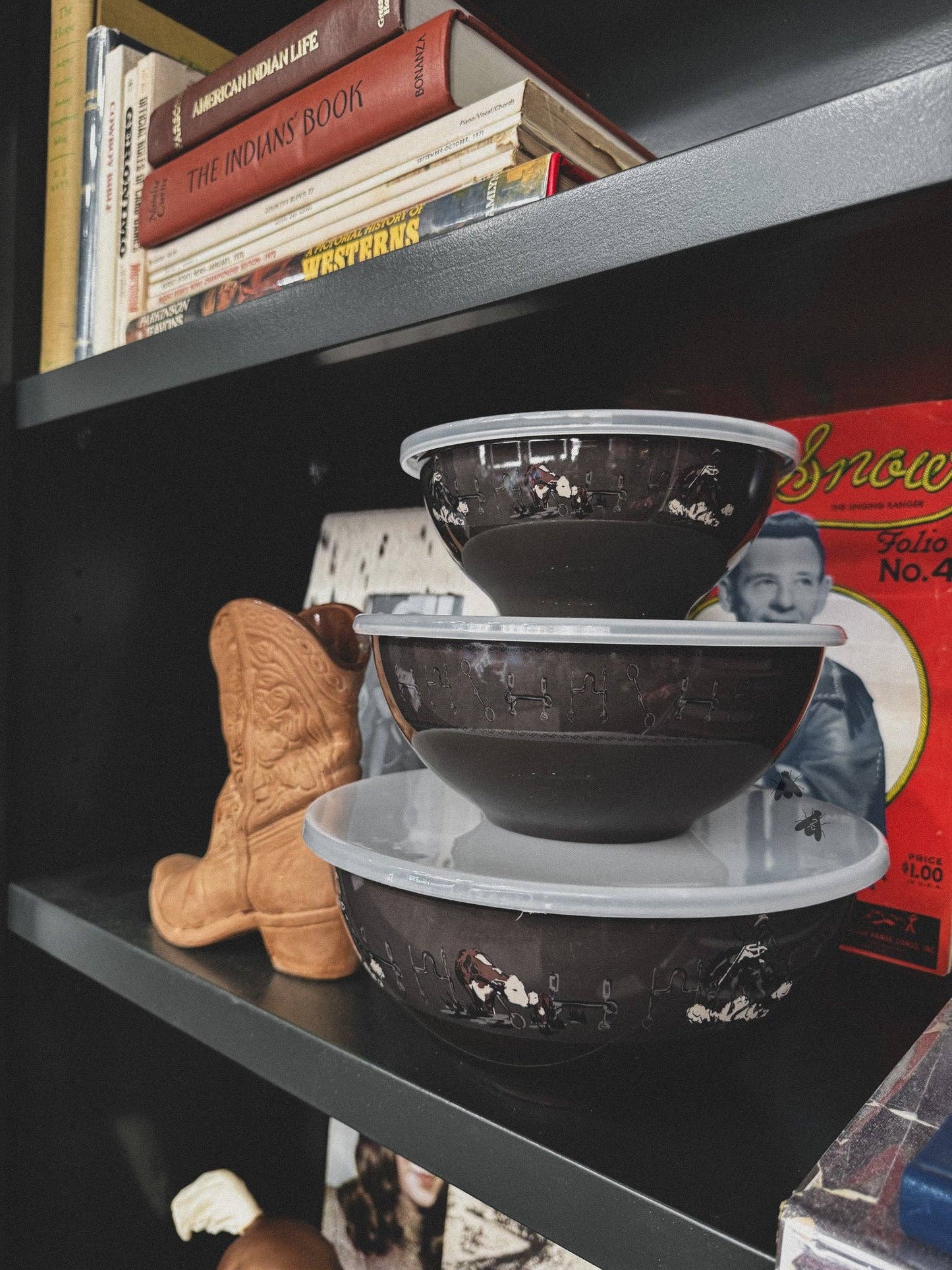 BOWLS *WESTERN design for the kitchen.