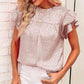 Shirts Women’s Polka Dot Ruffle Blouse RCWJ04176