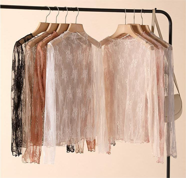 TO1034 Lace Mesh Top