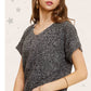 MCS3580-Soft Lightweight Loose Fit Textured Pullover Sweater