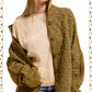 Outerwear Women’s Oversized Soft Quilted Button Down Jacket JKT1787