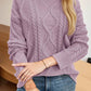 CWOSWL07714 VINTAGE CABLE KNIT SWEATER WOMENS Outerwear women’s