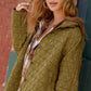 Outerwear Women’s Oversized Soft Quilted Button Down Jacket JKT1787
