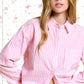 SRT7903-Stripe Button Shirt