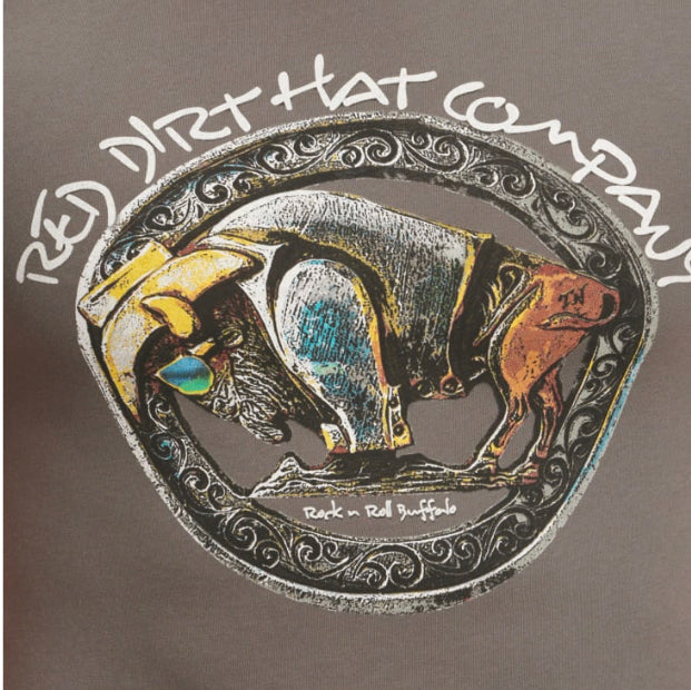 Shirts Men’s Tee Red Dirt Rock N Roll  Buffalo RDHCT102