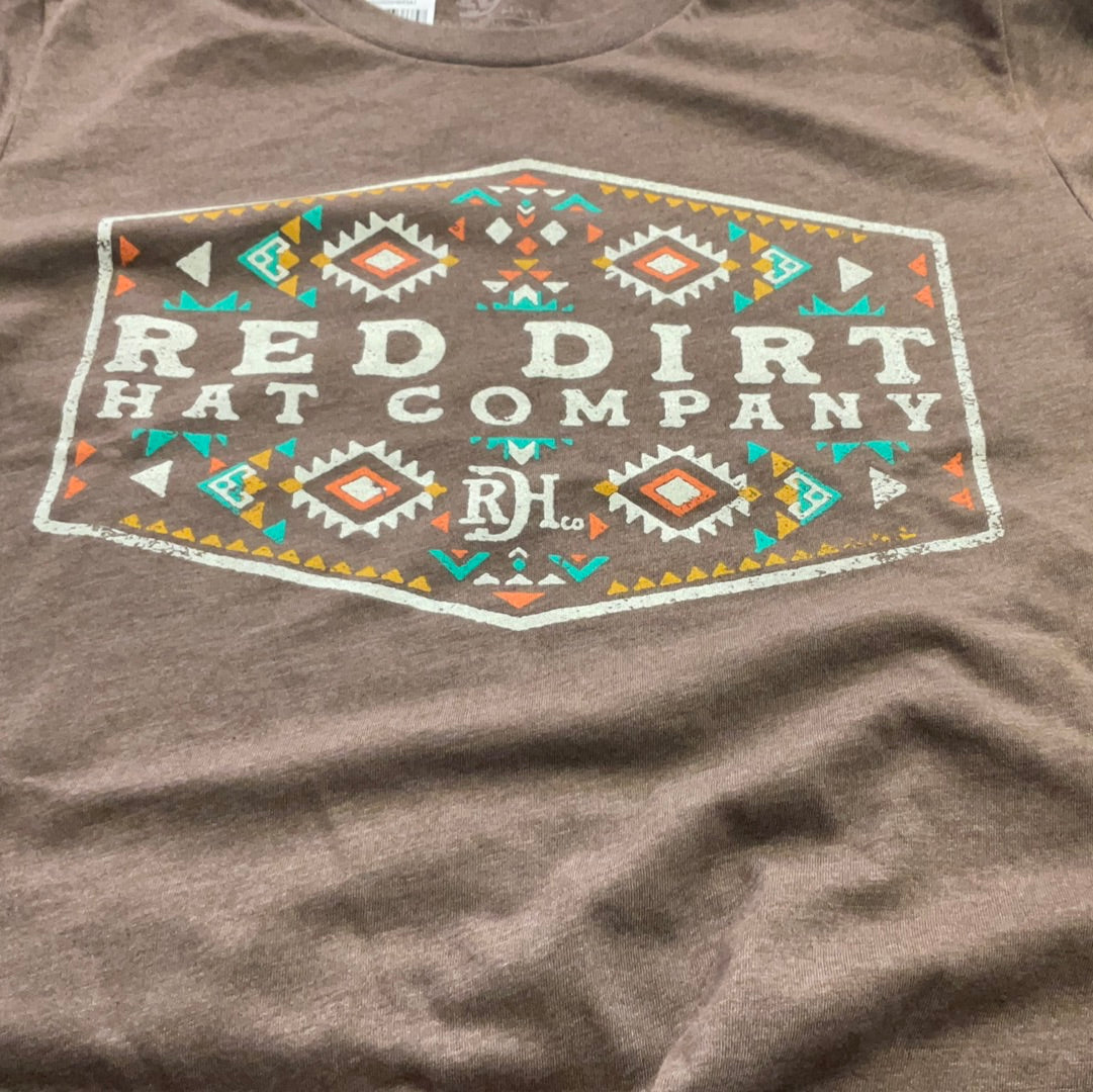 Shirts Men’s Tee Red Dirt Cowboy Aztec RDHCT136