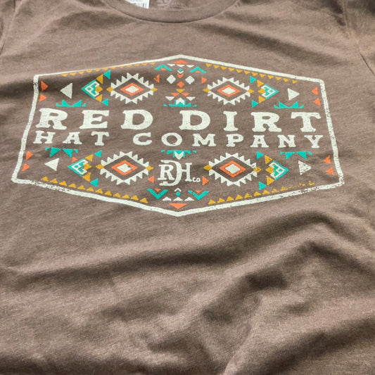 Shirts Men’s Tee Red Dirt Cowboy Aztec RDHCT136