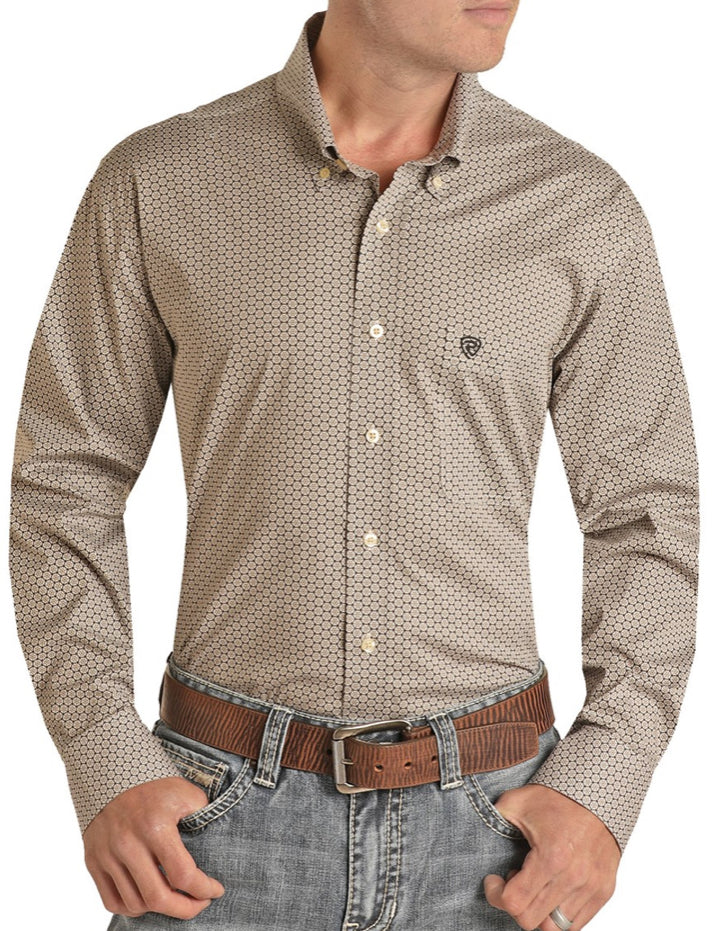 Shirt Men’s Panhandle Long Sleeve Woven RRMSODR0Q9