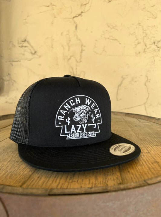 Ball Caps Lazy J Black & Black 4’’ Arrowhead