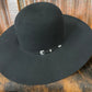 Felt Hats Atwood 7x Open Crown Black