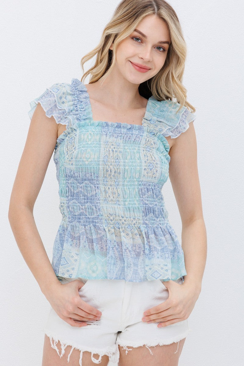 Tops Women’s Peplum top. 31387T