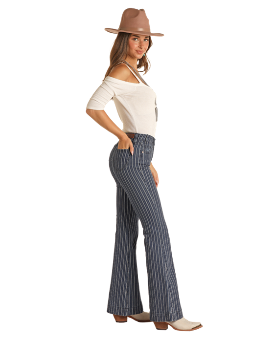 Jeans Women’s Rock & Roll Stripe Trouser RRWD5HR0SP