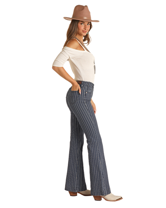 Jeans Women’s Rock & Roll Stripe Trouser RRWD5HR0SP