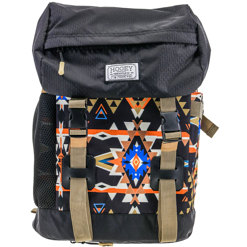 Backpack Hooey Topper Aztec Pattern BP053ORBK