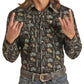 Shirt Men’s Panhandle Long Sleeve Conversational RRMSOSR0QM