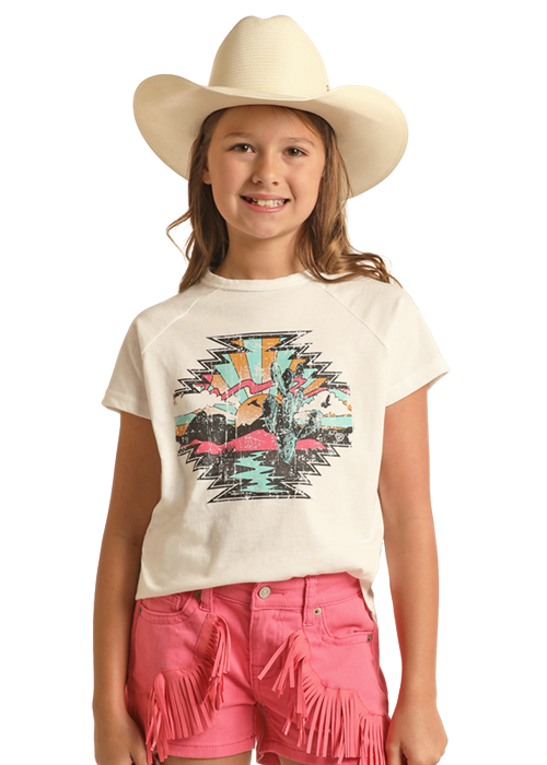 Shirt Girl’s Rock&Roll Aztec Tee RRGT21R10Z