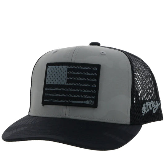 Ball Caps Hooey Liberty Roper Trucker 2310T-GYBK