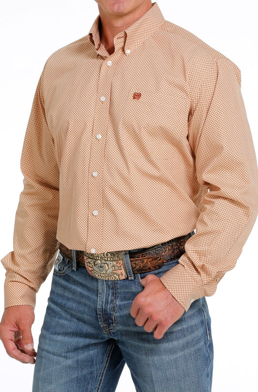 Shirt Men’s Cinch Long Sleeve Khaki MTW1105614