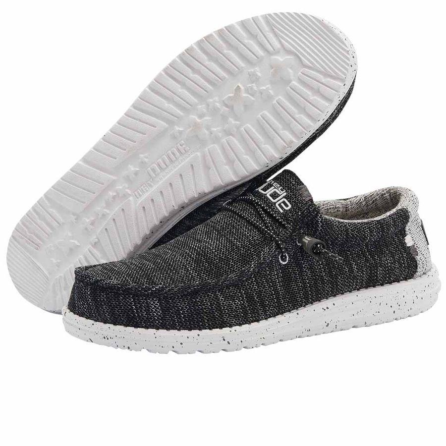 Shoes Men’s Hey Dudes Wally Stretch Meteorite 110383264