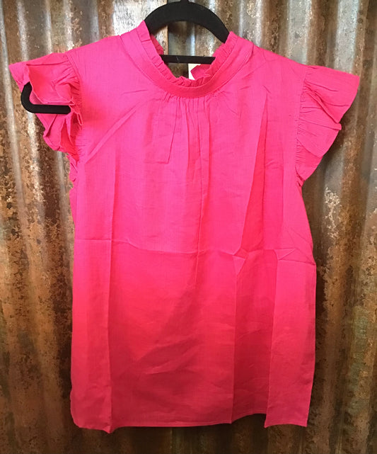 Shirts Women’s Ruffle Sleeve Tie Back 32112-2